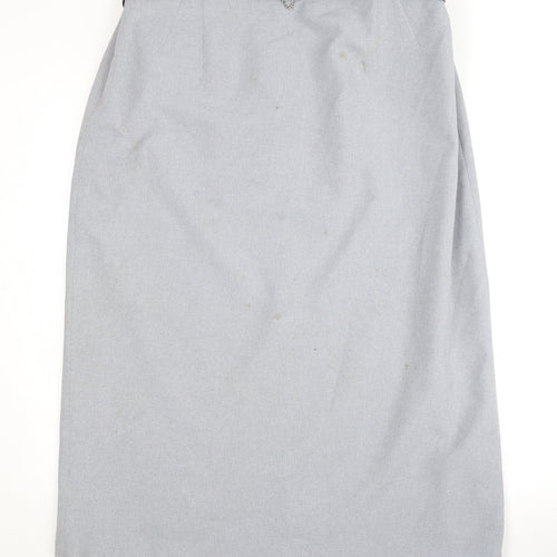Bonmarché Women's Grey Midi Pencil Skirt Size 20