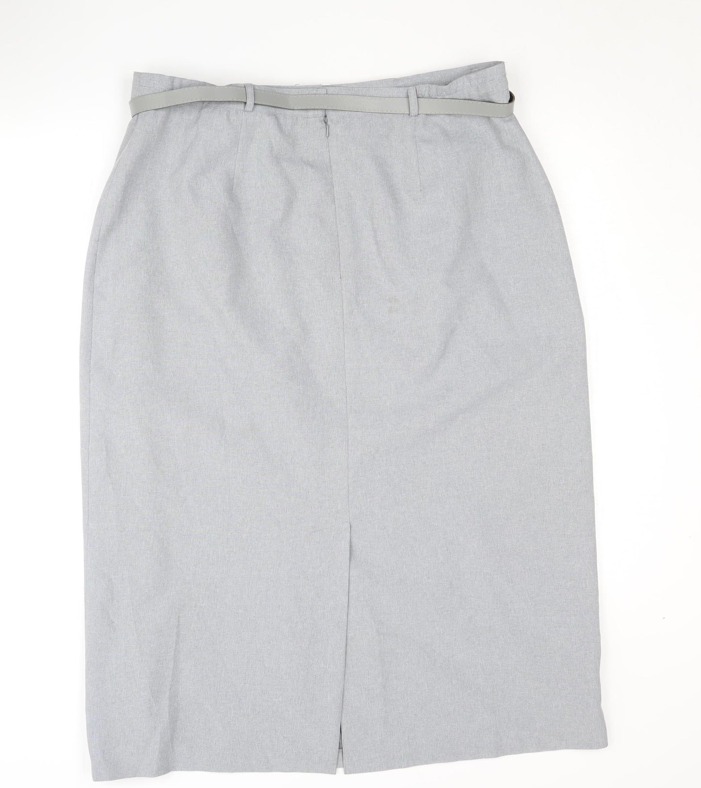 Bonmarché Women's Grey Midi Pencil Skirt Size 20