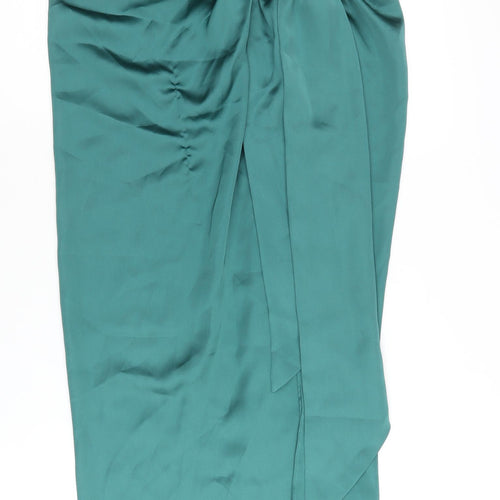 Zara Women's Green Midi Pencil Skirt Size 6