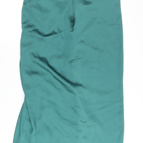 Zara Women's Green Midi Pencil Skirt Size 6