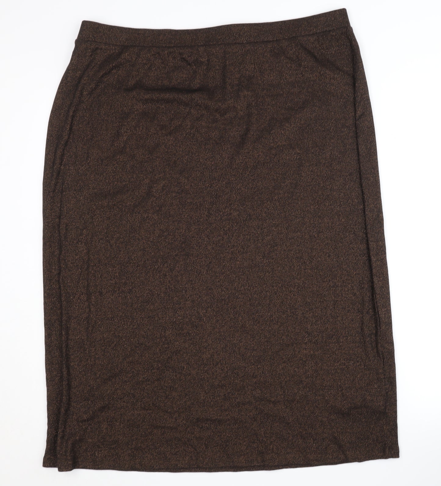 Marks and Spencer Women's Brown Pencil Skirt Size 20