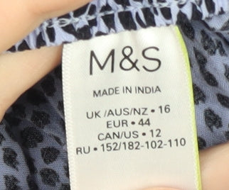 Marks and Spencer Women's Multicoloured Shorts, Size 16