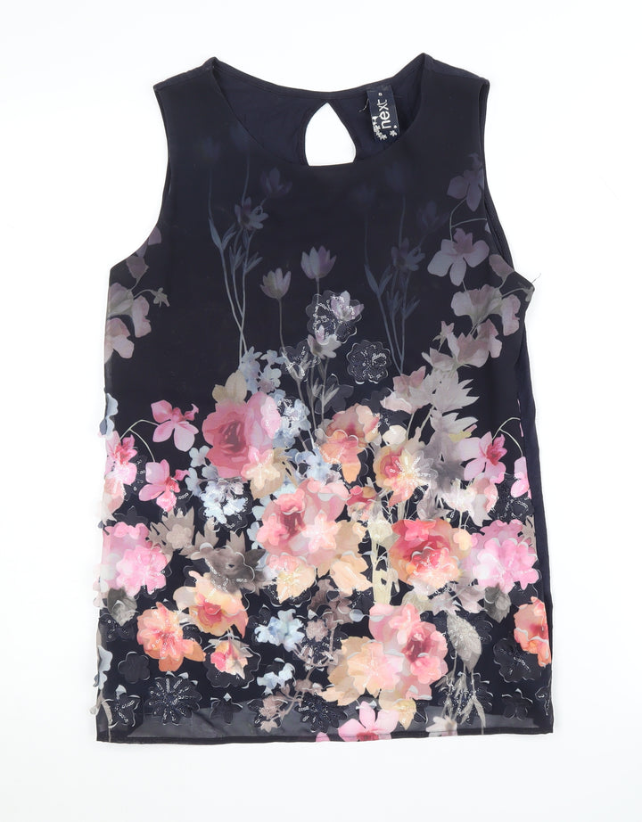 Next Women's Floral Tank Top, Multicoloured, Size 8
