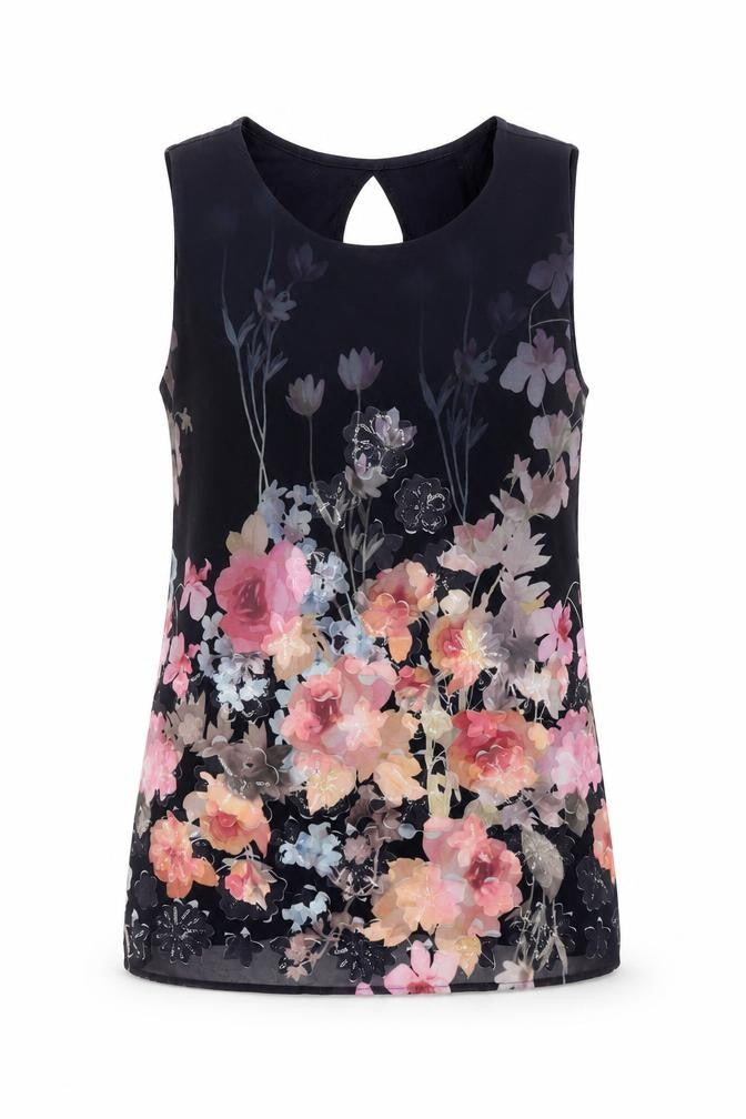 Front view of Next Women's Floral Tank Top, Multicoloured, size 8