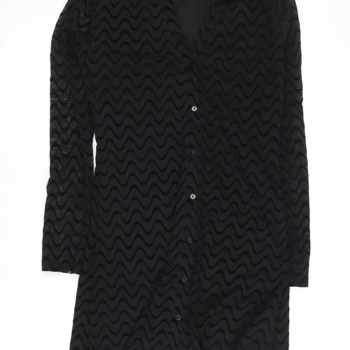 Stradivarius Women's Black Shirt Dress Size 12