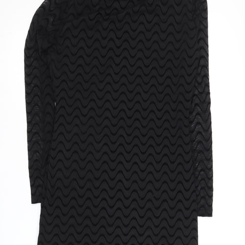 Stradivarius Women's Black Shirt Dress Size 12