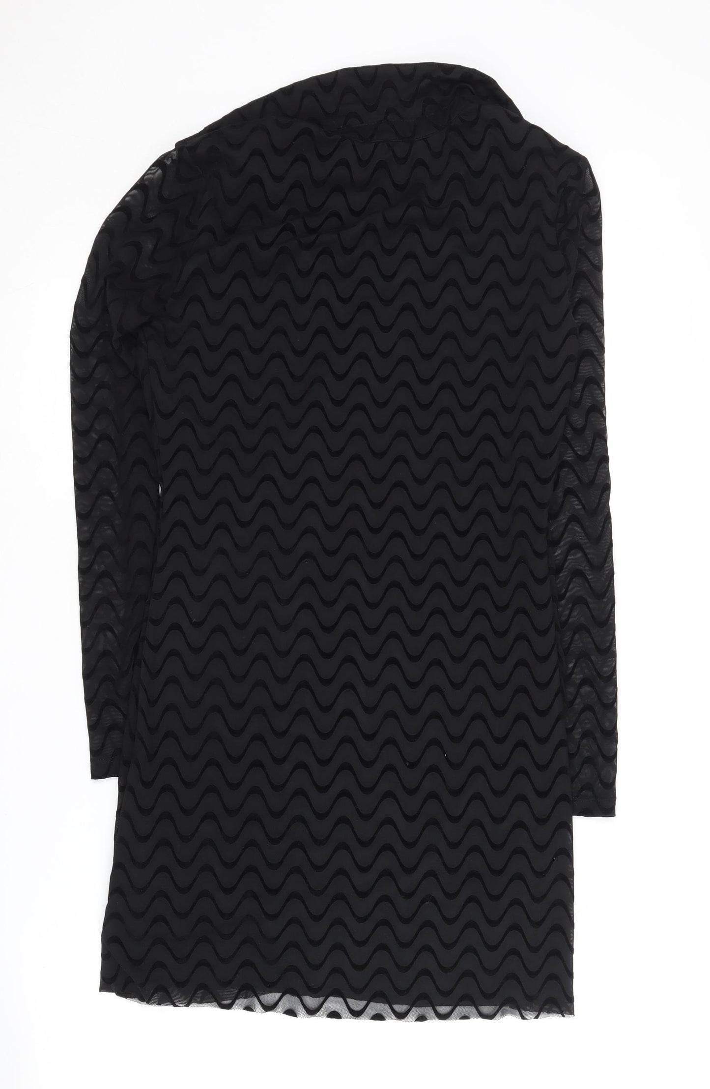 Stradivarius Women's Black Shirt Dress Size 12