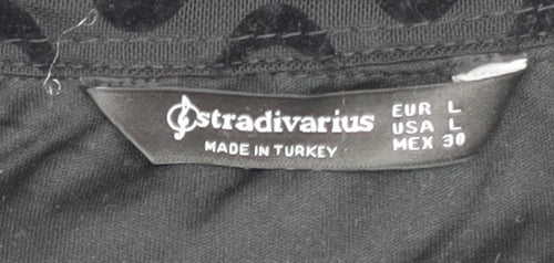 Stradivarius Women's Black Shirt Dress Size 12