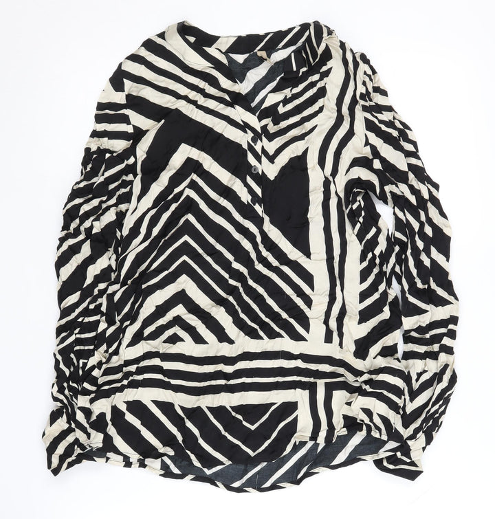 Soyaconcept Women's Black Striped Tunic M