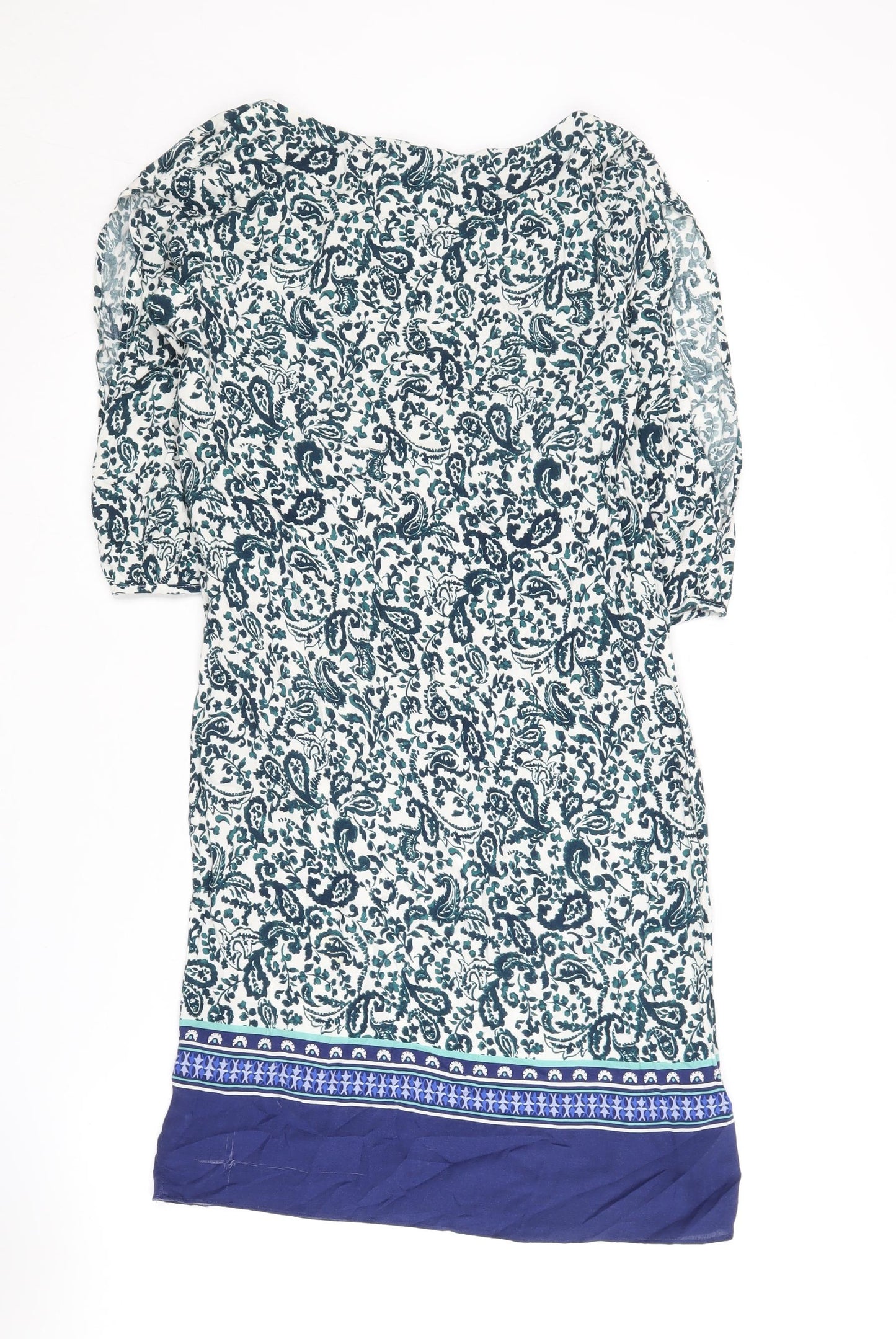 Marks and Spencer Women's Paisley Dress, Size 8