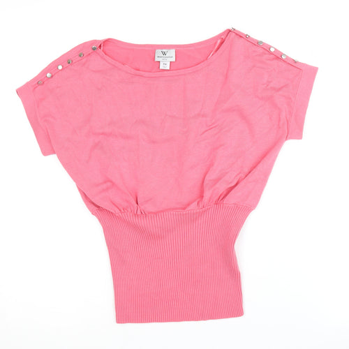 Worthington Women's Pink Petite Pullover Jumper