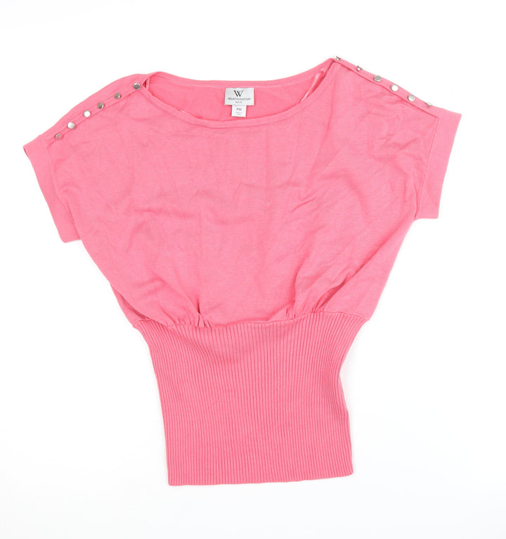Worthington Women's Pink Petite Pullover Jumper