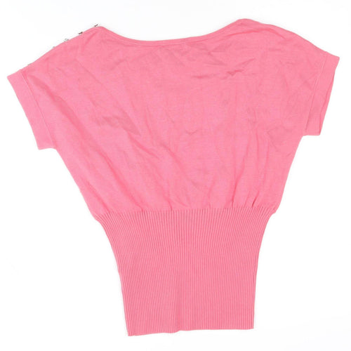 Worthington Women's Pink Petite Pullover Jumper