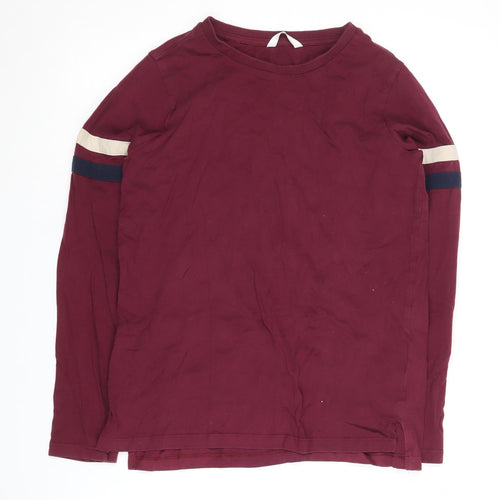 Marks and Spencer Boys Red Long Sleeve Top 12-13 Years