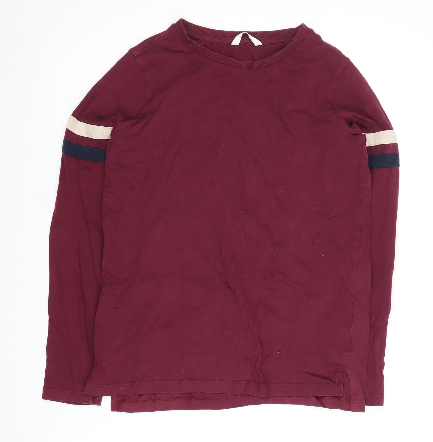 Marks and Spencer Boys Red Long Sleeve Top 12-13 Years