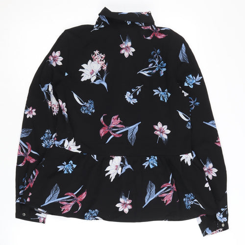 Miss Selfridge Women's Floral Button-Up Shirt, UK 8