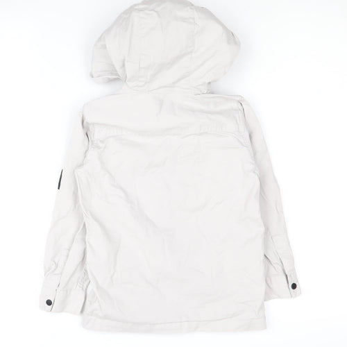 River Island Boys White Hooded Jacket 5-6 Years