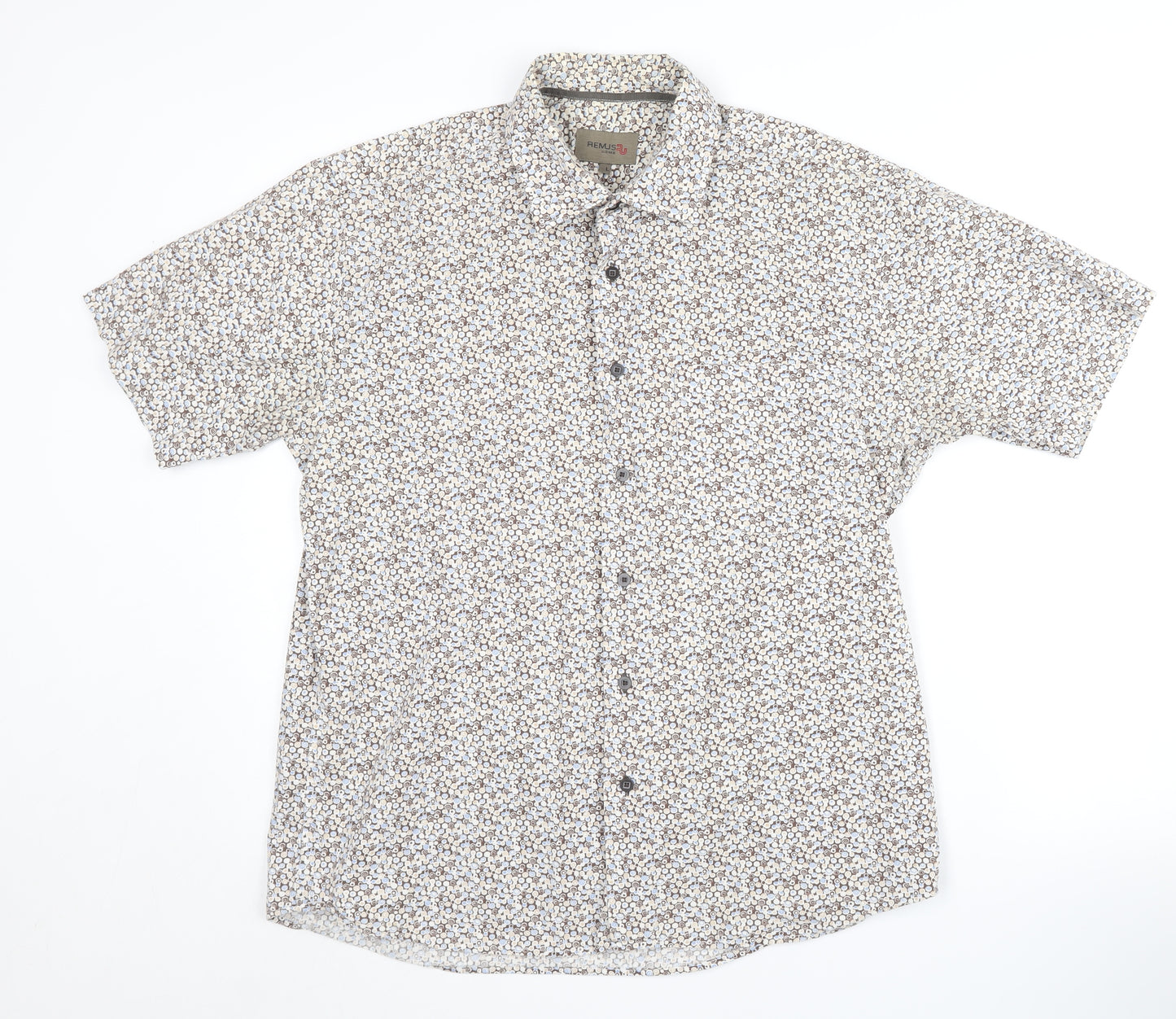 Remus Uomo Men's Multicoloured L Button-Up Shirt