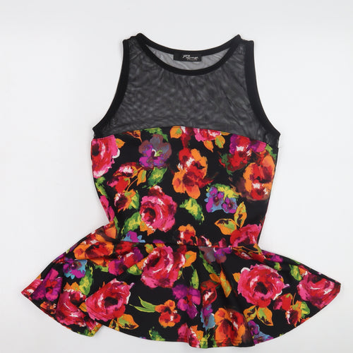 Jane Norman Women's Multicoloured Floral Tank Top Size 10