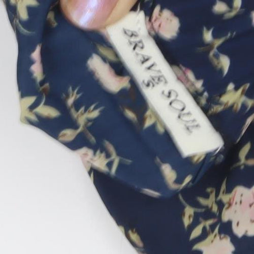 Brave Soul Women's Floral Mini Skirt - Size S, Multicoloured