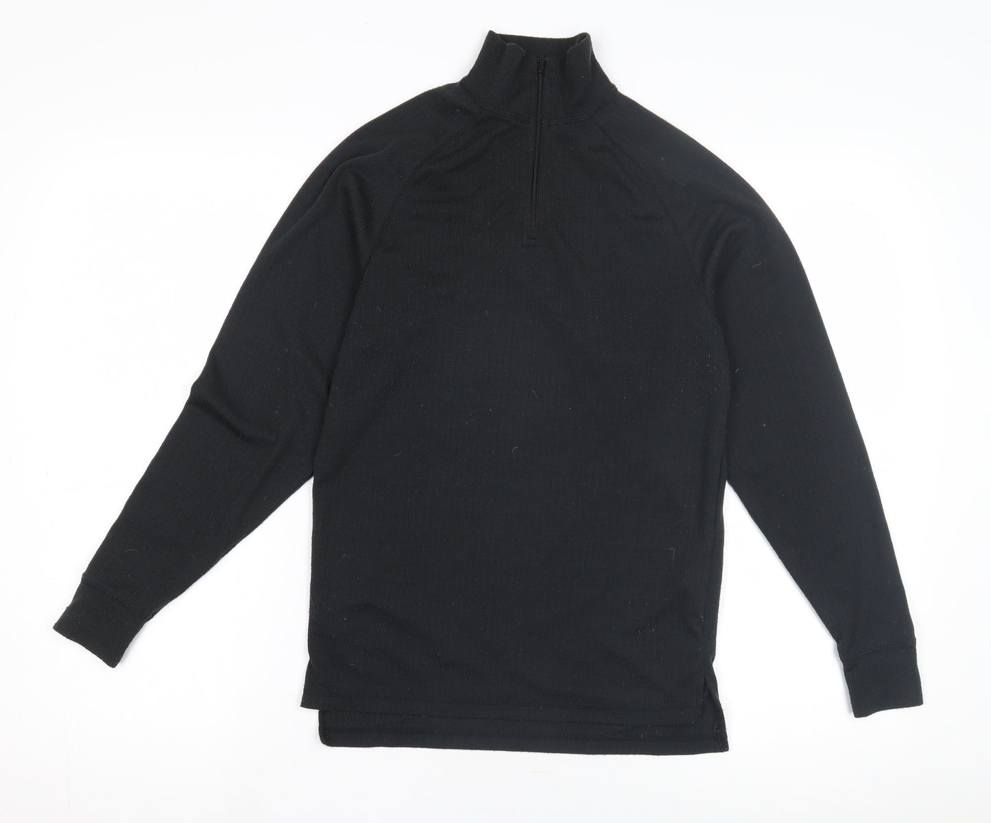 Trespass Women's Black 1/4 Zip Long Sleeve Top 2XS