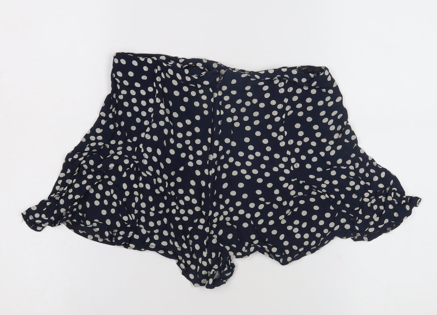 House of Holland Women's Blue Polka Dot Shorts Size 12