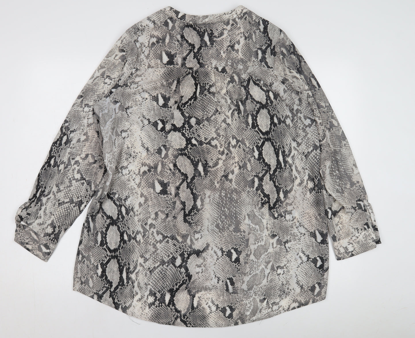 Wallis Women's Multicoloured Snake Print Blouse M