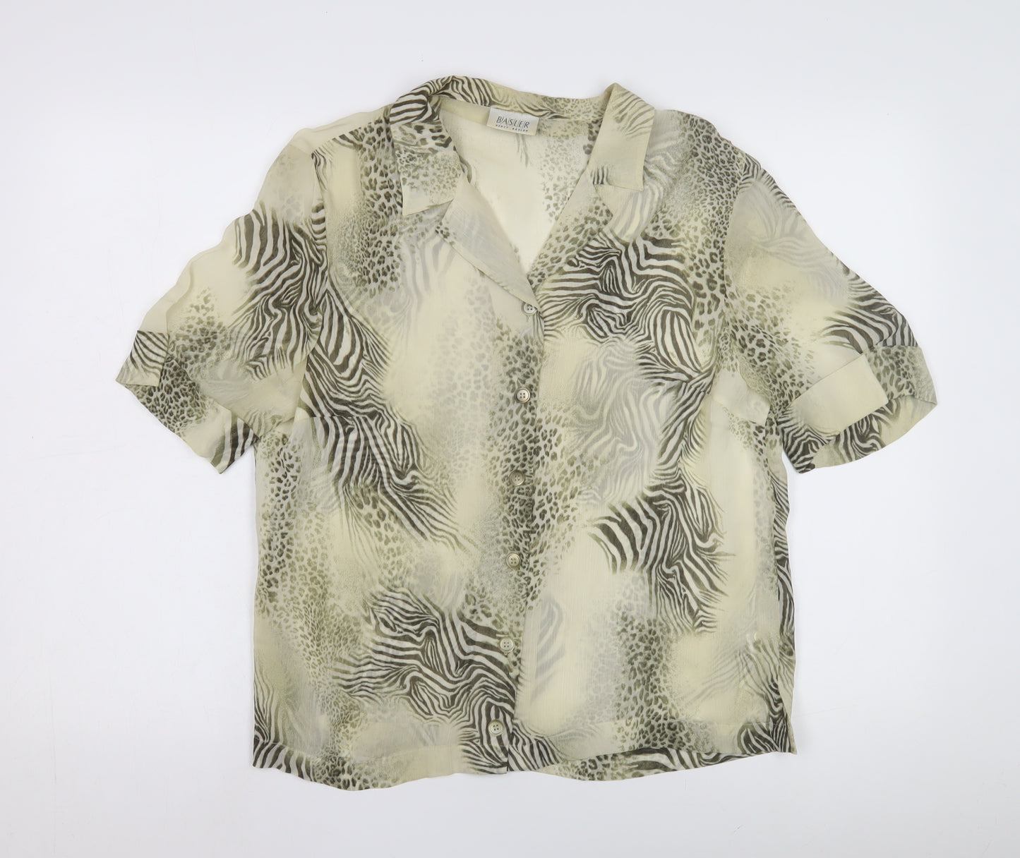 Basler Women's Animal Print Blouse, Size 12, Multicoloured
