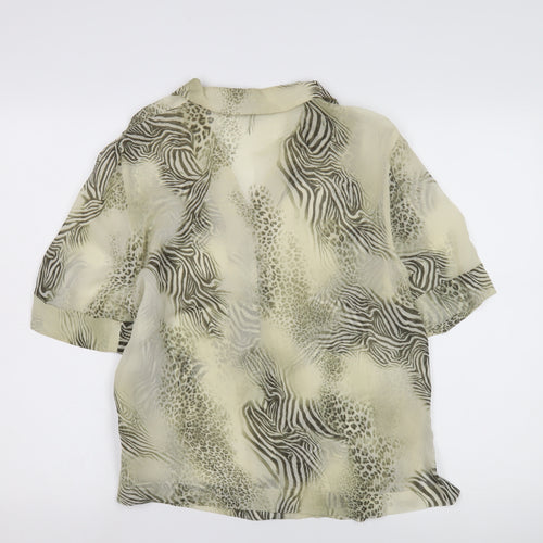 Basler Women's Animal Print Blouse, Size 12, Multicoloured