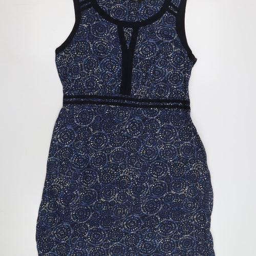 Debenhams Women's Blue Sheath Dress Size 12