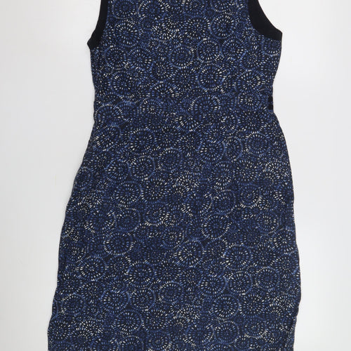 Debenhams Women's Blue Sheath Dress Size 12