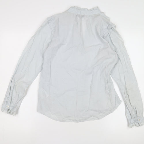J.Crew Women's White Long Sleeve Top XS