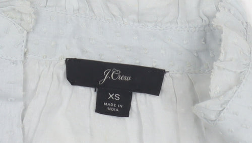J.Crew Women's White Long Sleeve Top XS