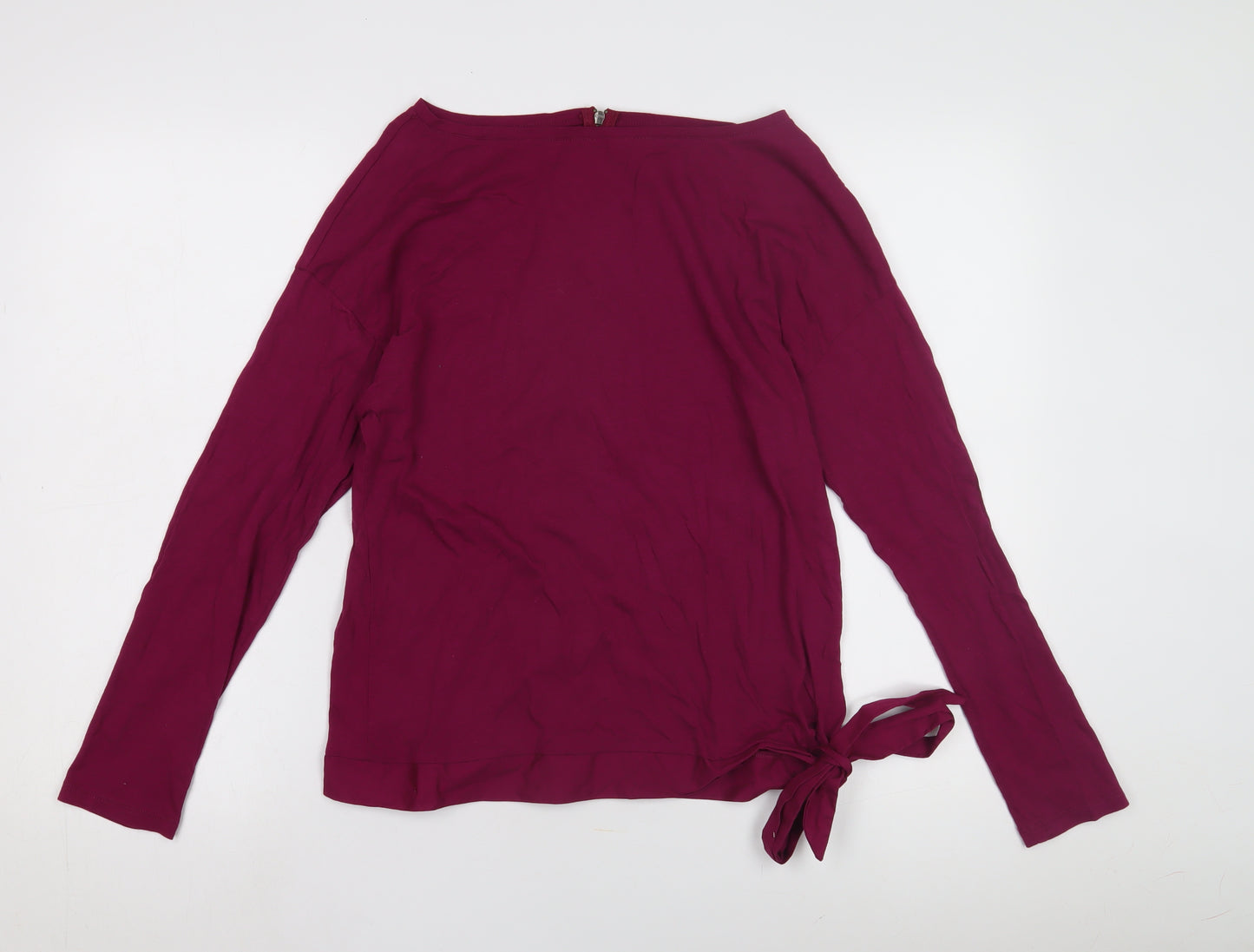 s.Oliver Women's Red Boat Neck Top Size 10