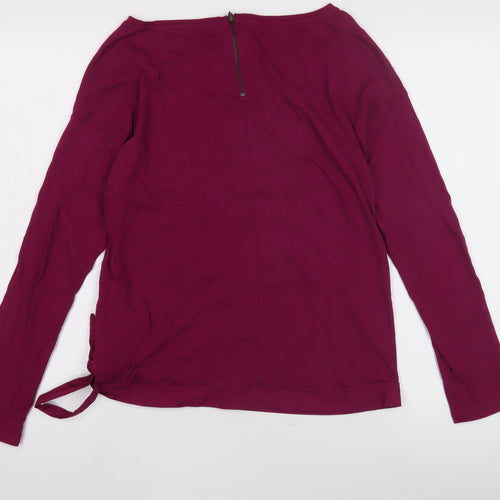 s.Oliver Women's Red Boat Neck Top Size 10