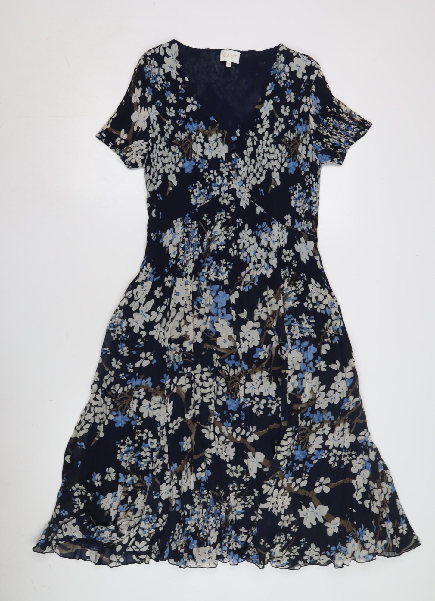 East Women's Multicoloured Floral Dress Size 14