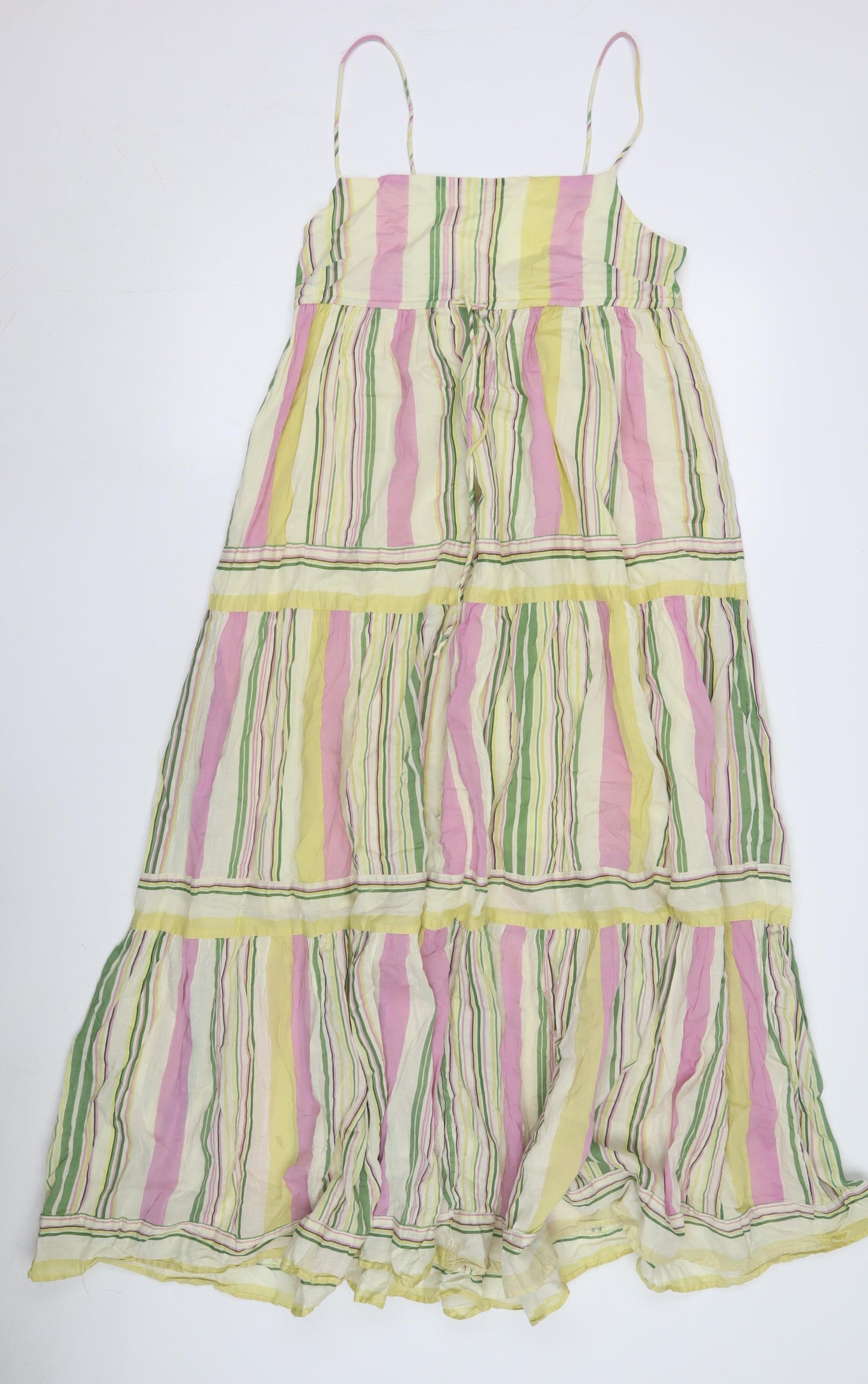 Mango Women's Striped Slip Dress, Size S, Multicoloured