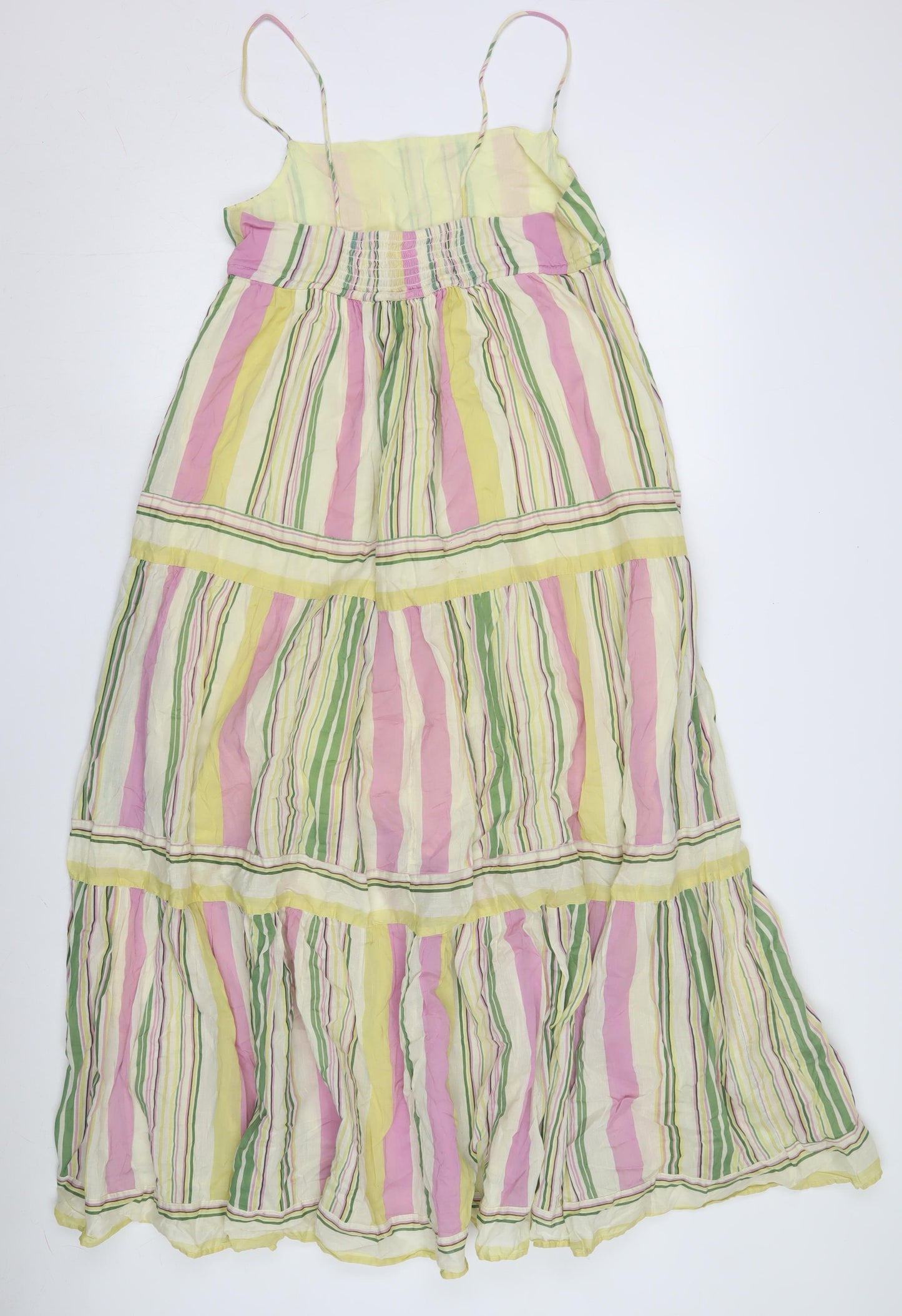 Mango Women's Striped Slip Dress, Size S, Multicoloured