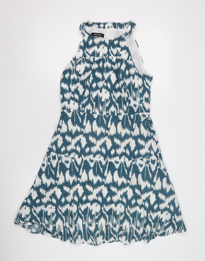 Nine West Women's Blue A-Line Dress, Size 6
