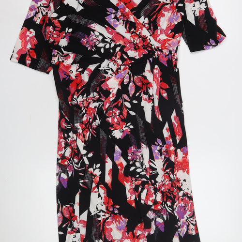 David Emanuel Women's Multicoloured Floral Dress Size 10
