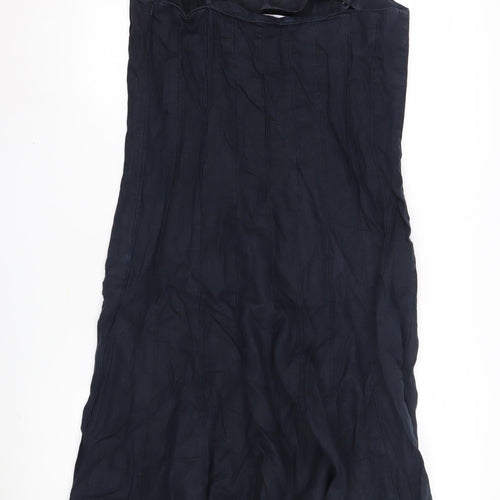 Per Una Women’s Blue Cotton Slip Dress Size 12