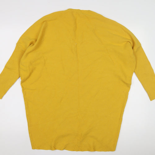 Moewy Women's Yellow Leopard Star Pullover One Size