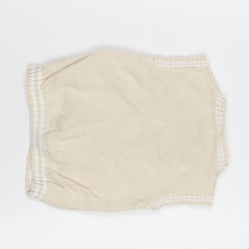 JoJo Maman Bébé Beige Unisex Baby Vest 18-24 Months