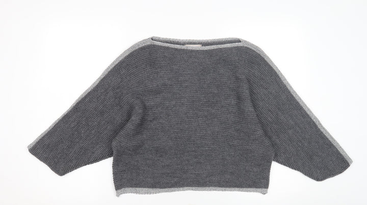 Carina Ricci Women's Grey Pullover Jumper Size S