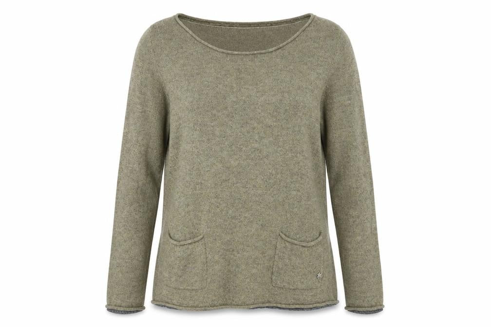 Front view of Women's Green jumper, size 10