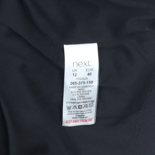 Next Women's Black Sequin Party Dress Size 12