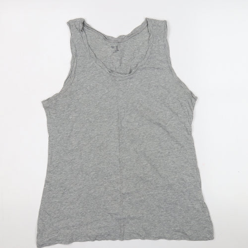 Gap Women's Grey Tank Top M - Casual Sleeveless Cotton