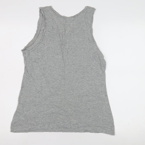 Gap Women's Grey Tank Top M - Casual Sleeveless Cotton