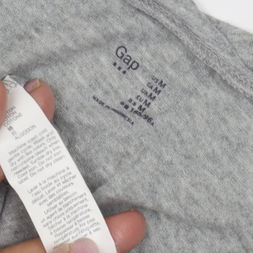 Gap Women's Grey Tank Top M - Casual Sleeveless Cotton