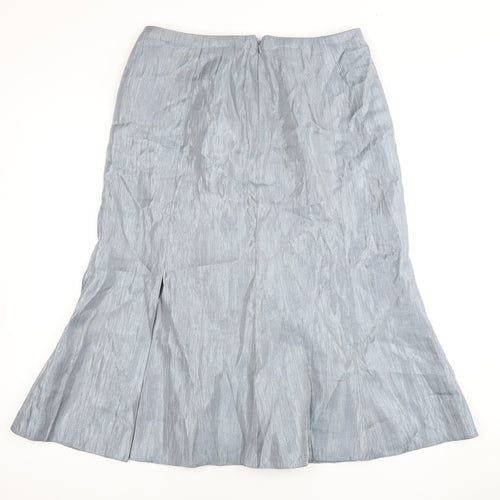 Jacques Vert Women's Grey Midi Trumpet Skirt Size 12
